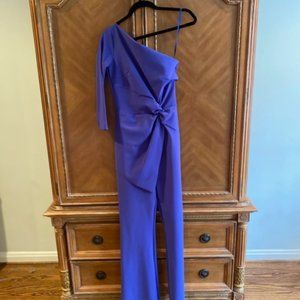 Purple one-piece jumpsuit by Chiara Boni from Italy